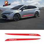 Customized Vinyl Car Styling Side Stripe Skirt Sticker Decals Wraps Body Graphics Car Decal Car Accessaries for Honda Corolla